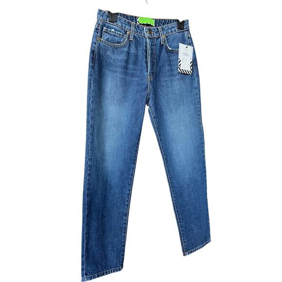 Sandrine Rose Straight Leg Jeans NWT indigo medium wash - Picture 1 of 6